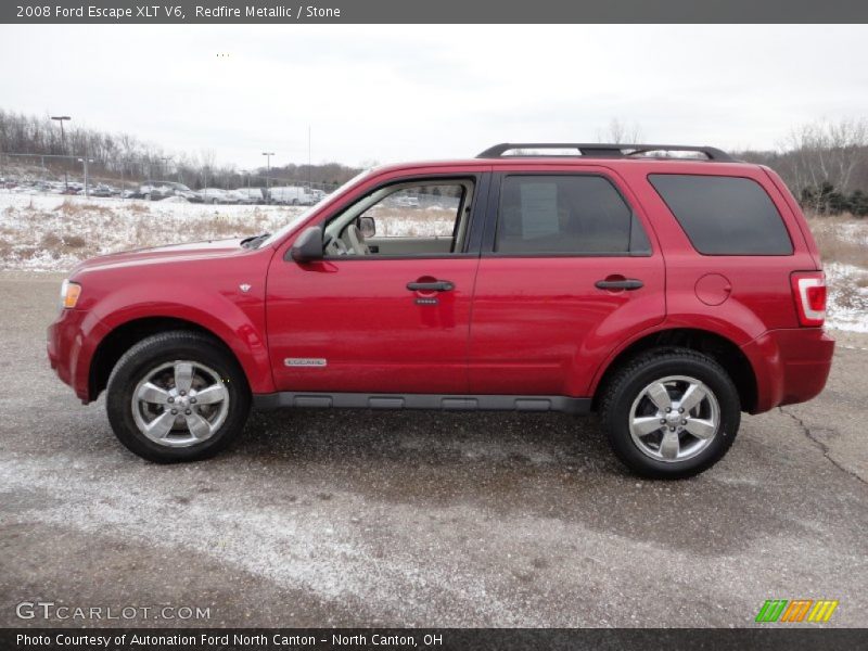 Redfire Metallic / Stone 2008 Ford Escape XLT V6