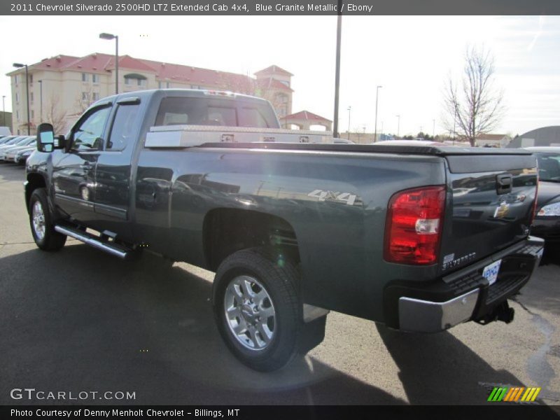 Blue Granite Metallic / Ebony 2011 Chevrolet Silverado 2500HD LTZ Extended Cab 4x4