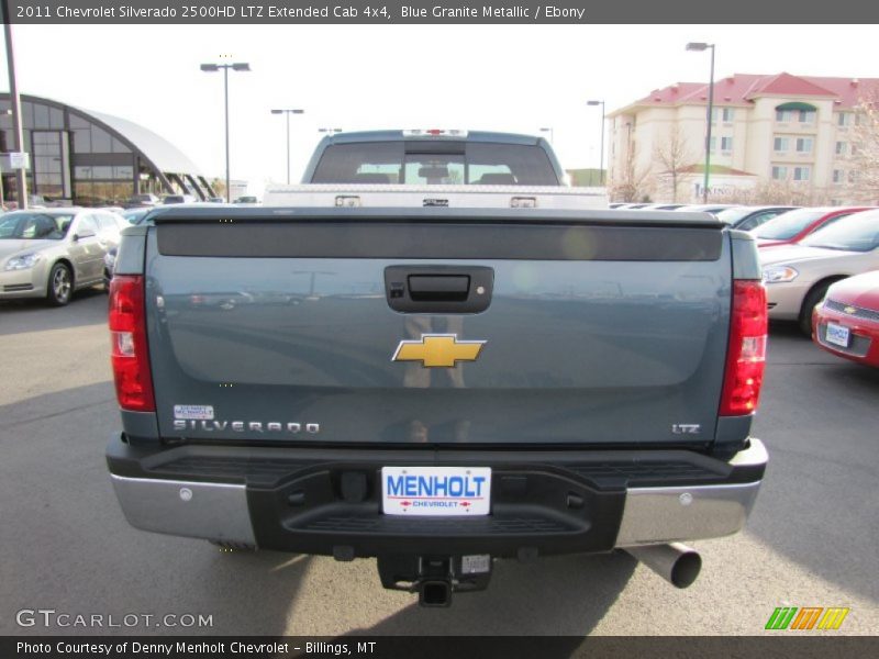 Blue Granite Metallic / Ebony 2011 Chevrolet Silverado 2500HD LTZ Extended Cab 4x4