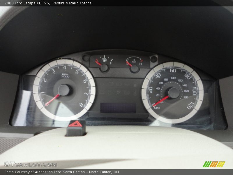 Redfire Metallic / Stone 2008 Ford Escape XLT V6