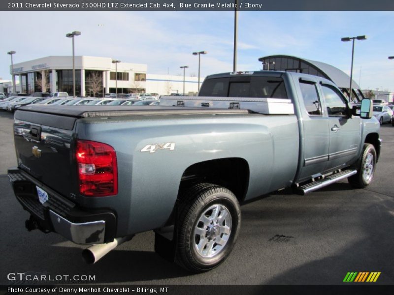 Blue Granite Metallic / Ebony 2011 Chevrolet Silverado 2500HD LTZ Extended Cab 4x4