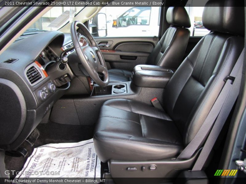  2011 Silverado 2500HD LTZ Extended Cab 4x4 Ebony Interior