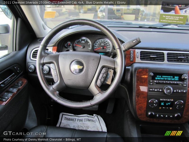 Dashboard of 2011 Silverado 2500HD LTZ Extended Cab 4x4