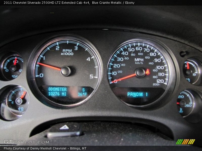  2011 Silverado 2500HD LTZ Extended Cab 4x4 LTZ Extended Cab 4x4 Gauges