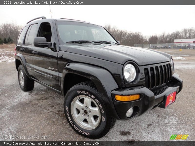 Black / Dark Slate Gray 2002 Jeep Liberty Limited 4x4