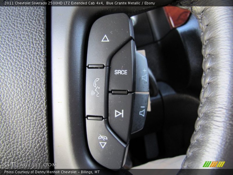 Controls of 2011 Silverado 2500HD LTZ Extended Cab 4x4