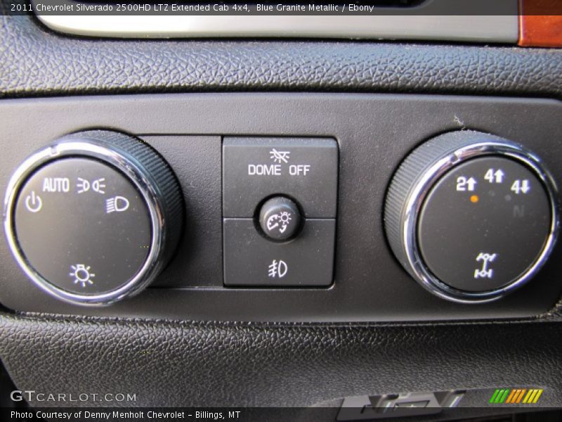 Controls of 2011 Silverado 2500HD LTZ Extended Cab 4x4