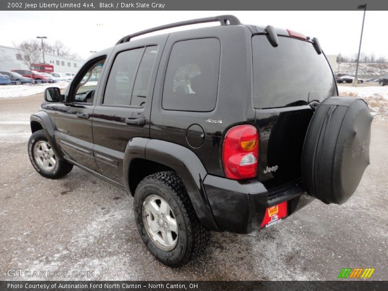 Black / Dark Slate Gray 2002 Jeep Liberty Limited 4x4
