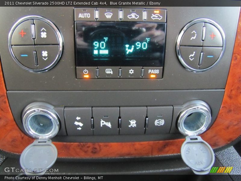 Blue Granite Metallic / Ebony 2011 Chevrolet Silverado 2500HD LTZ Extended Cab 4x4