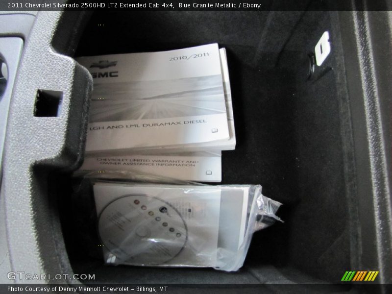 Blue Granite Metallic / Ebony 2011 Chevrolet Silverado 2500HD LTZ Extended Cab 4x4