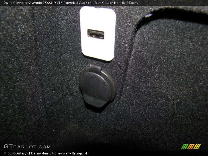 Blue Granite Metallic / Ebony 2011 Chevrolet Silverado 2500HD LTZ Extended Cab 4x4