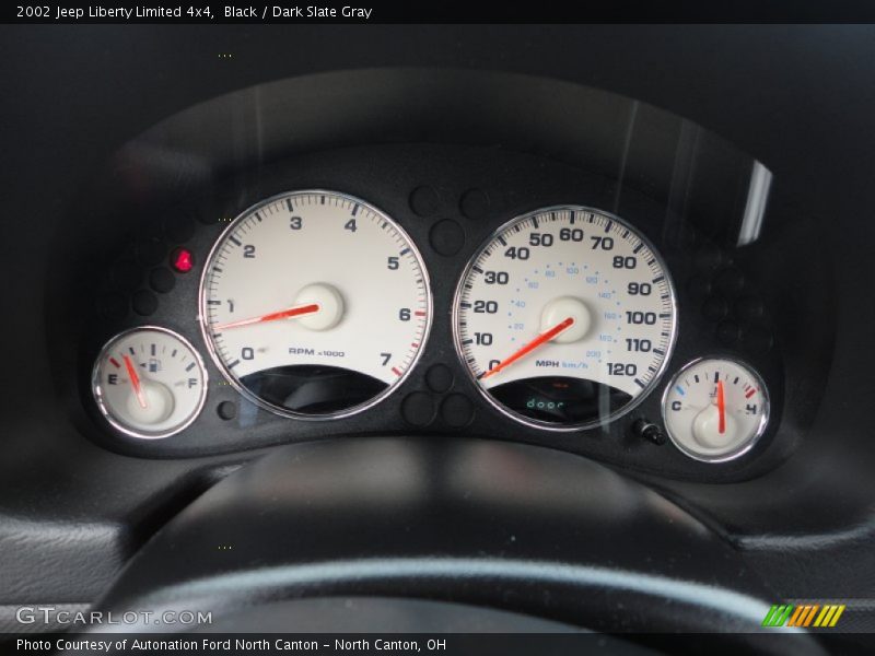 Black / Dark Slate Gray 2002 Jeep Liberty Limited 4x4