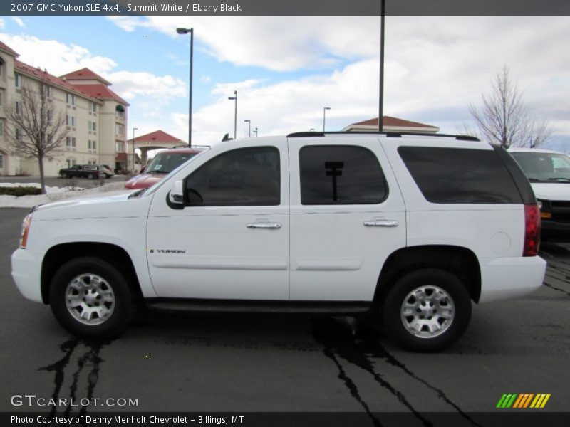 Summit White / Ebony Black 2007 GMC Yukon SLE 4x4