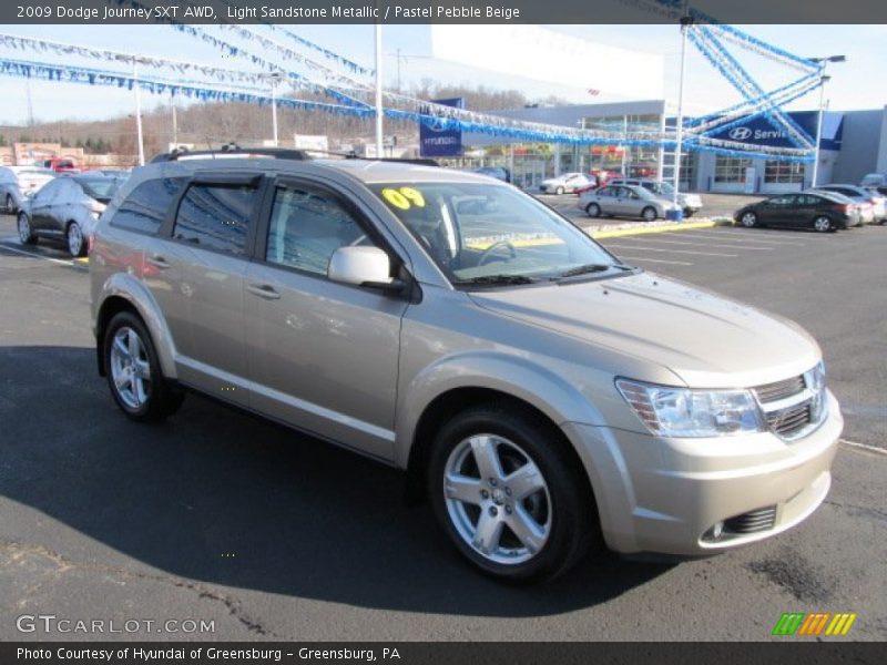 Light Sandstone Metallic / Pastel Pebble Beige 2009 Dodge Journey SXT AWD