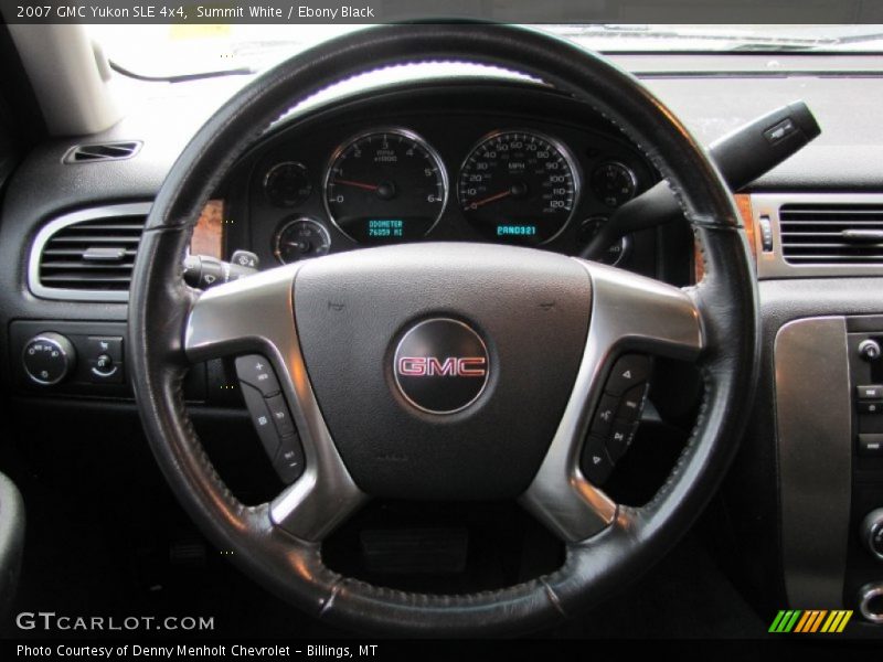 Summit White / Ebony Black 2007 GMC Yukon SLE 4x4