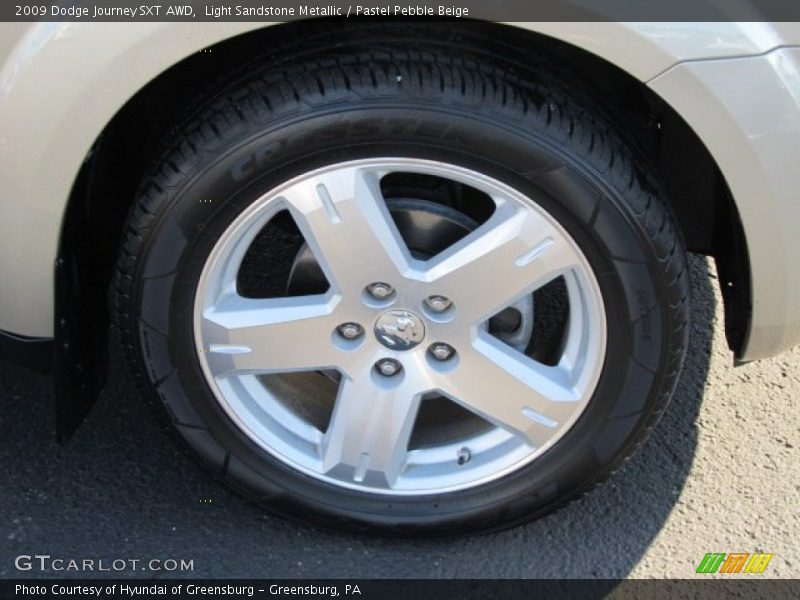 Light Sandstone Metallic / Pastel Pebble Beige 2009 Dodge Journey SXT AWD