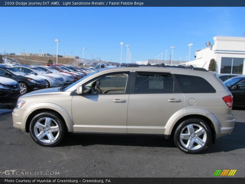 Light Sandstone Metallic / Pastel Pebble Beige 2009 Dodge Journey SXT AWD