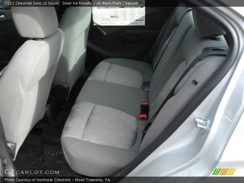 Silver Ice Metallic / Jet Black/Dark Titanium 2012 Chevrolet Sonic LS Sedan