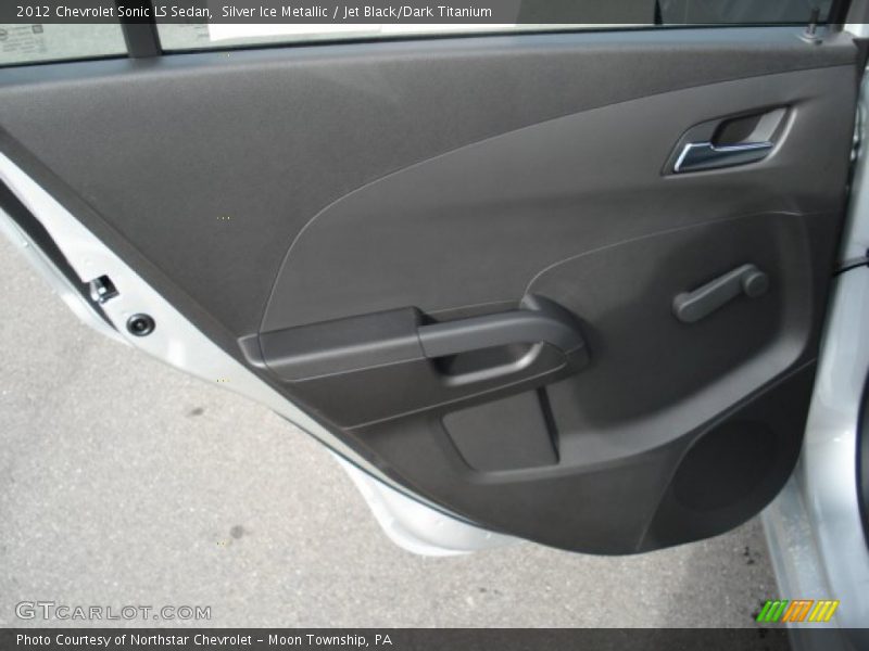 Silver Ice Metallic / Jet Black/Dark Titanium 2012 Chevrolet Sonic LS Sedan