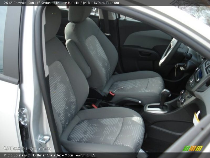Silver Ice Metallic / Jet Black/Dark Titanium 2012 Chevrolet Sonic LS Sedan