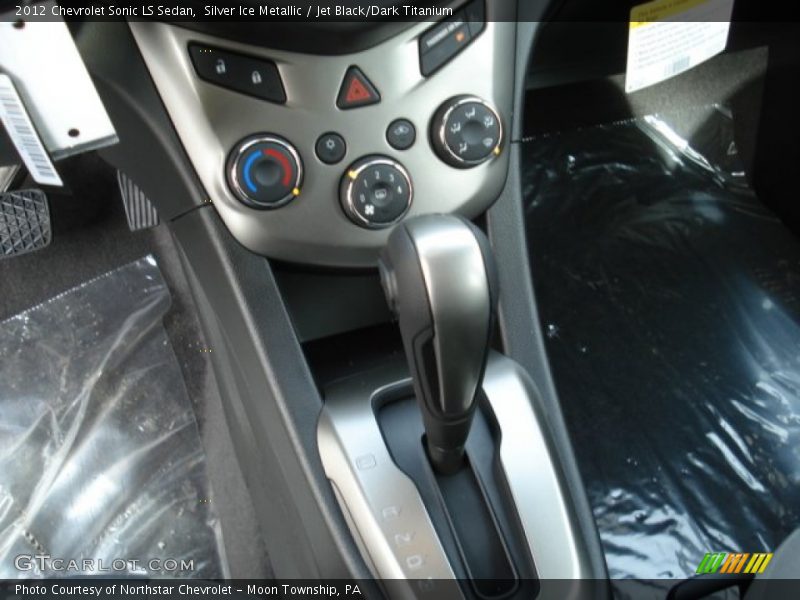 Silver Ice Metallic / Jet Black/Dark Titanium 2012 Chevrolet Sonic LS Sedan