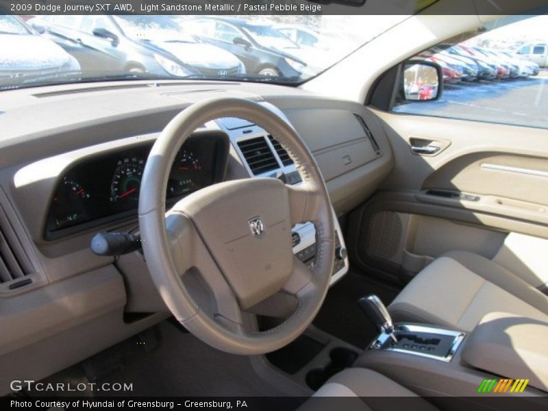 Light Sandstone Metallic / Pastel Pebble Beige 2009 Dodge Journey SXT AWD