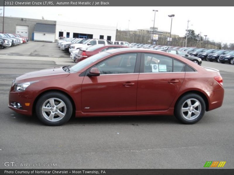 Autumn Red Metallic / Jet Black 2012 Chevrolet Cruze LT/RS