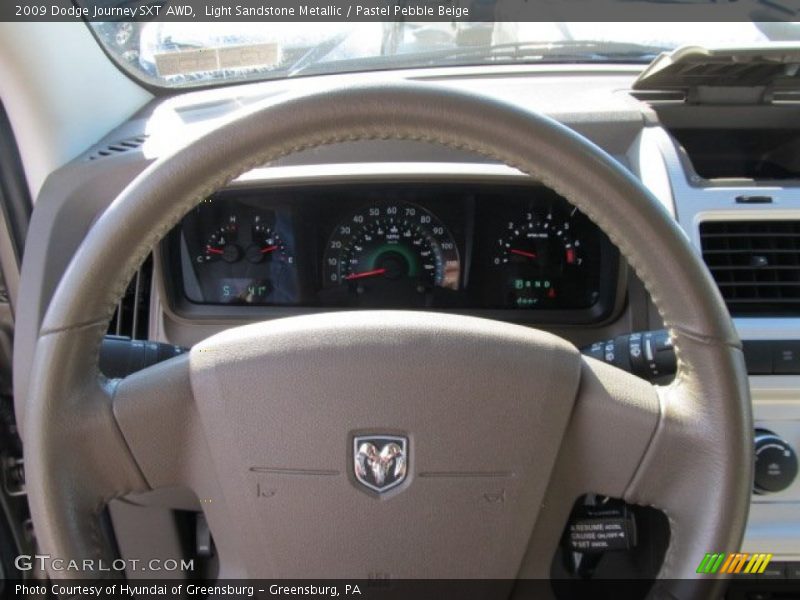 Light Sandstone Metallic / Pastel Pebble Beige 2009 Dodge Journey SXT AWD
