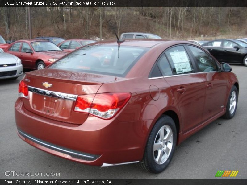 Autumn Red Metallic / Jet Black 2012 Chevrolet Cruze LT/RS