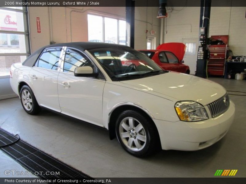 Oxford White / Shale 2006 Mercury Montego Luxury