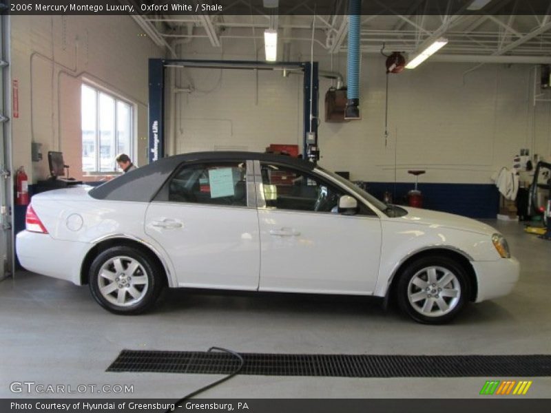Oxford White / Shale 2006 Mercury Montego Luxury