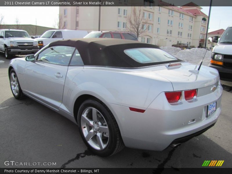 Silver Ice Metallic / Black 2011 Chevrolet Camaro LT Convertible