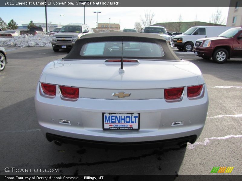 Silver Ice Metallic / Black 2011 Chevrolet Camaro LT Convertible