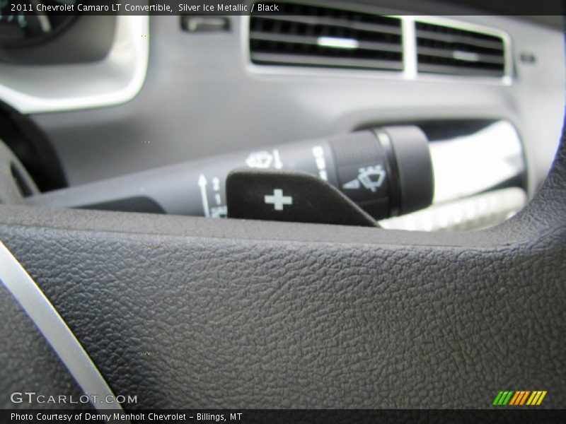 Silver Ice Metallic / Black 2011 Chevrolet Camaro LT Convertible