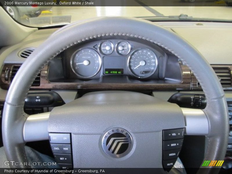 Oxford White / Shale 2006 Mercury Montego Luxury
