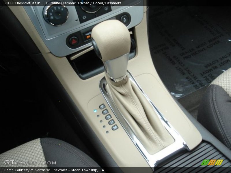 White Diamond Tricoat / Cocoa/Cashmere 2012 Chevrolet Malibu LT
