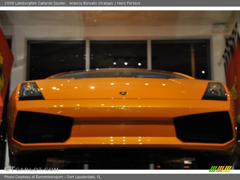 Arancio Borealis (Orange) / Nero Perseus 2008 Lamborghini Gallardo Spyder