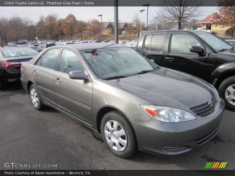 Phantom Gray Pearl / Stone 2004 Toyota Camry LE