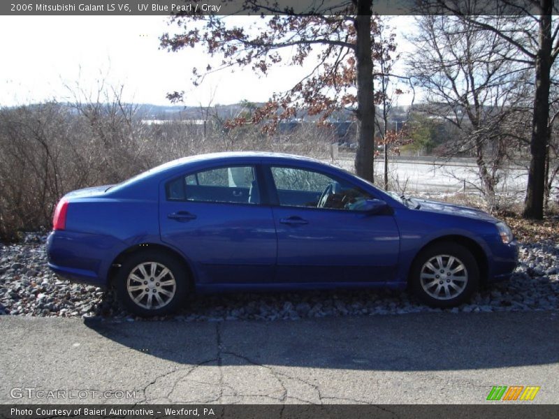 UV Blue Pearl / Gray 2006 Mitsubishi Galant LS V6