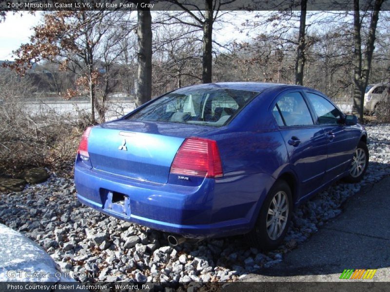 UV Blue Pearl / Gray 2006 Mitsubishi Galant LS V6