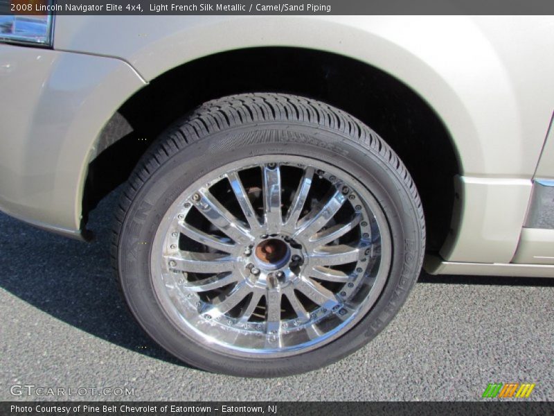 Light French Silk Metallic / Camel/Sand Piping 2008 Lincoln Navigator Elite 4x4