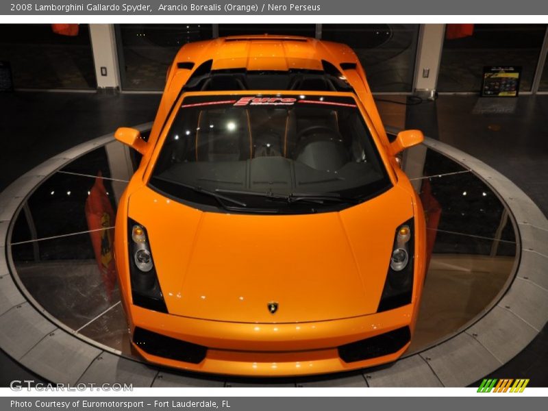 Arancio Borealis (Orange) / Nero Perseus 2008 Lamborghini Gallardo Spyder