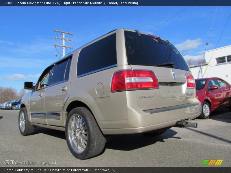 Light French Silk Metallic / Camel/Sand Piping 2008 Lincoln Navigator Elite 4x4