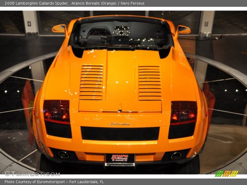 Arancio Borealis (Orange) / Nero Perseus 2008 Lamborghini Gallardo Spyder