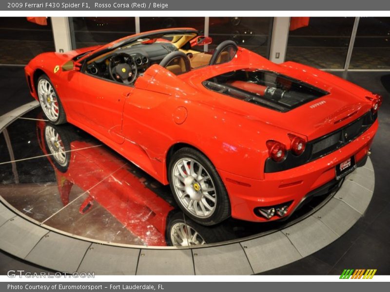 Rosso Corsa (Red) / Beige 2009 Ferrari F430 Spider F1