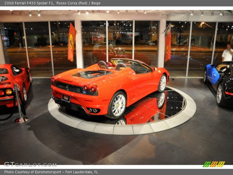 Rosso Corsa (Red) / Beige 2009 Ferrari F430 Spider F1