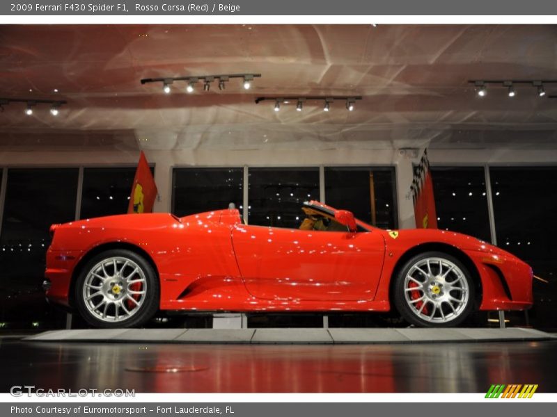 Rosso Corsa (Red) / Beige 2009 Ferrari F430 Spider F1