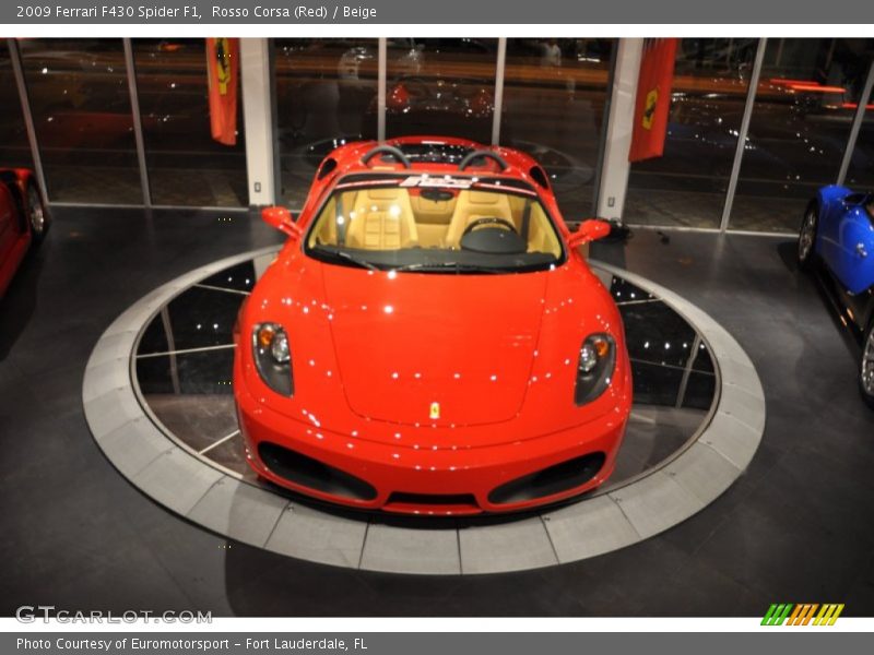 Rosso Corsa (Red) / Beige 2009 Ferrari F430 Spider F1