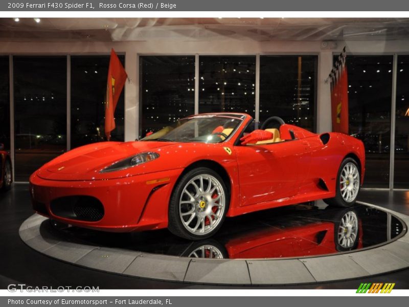 Front 3/4 View of 2009 F430 Spider F1