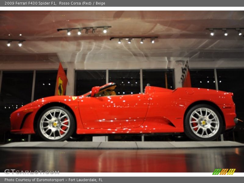 Rosso Corsa (Red) / Beige 2009 Ferrari F430 Spider F1